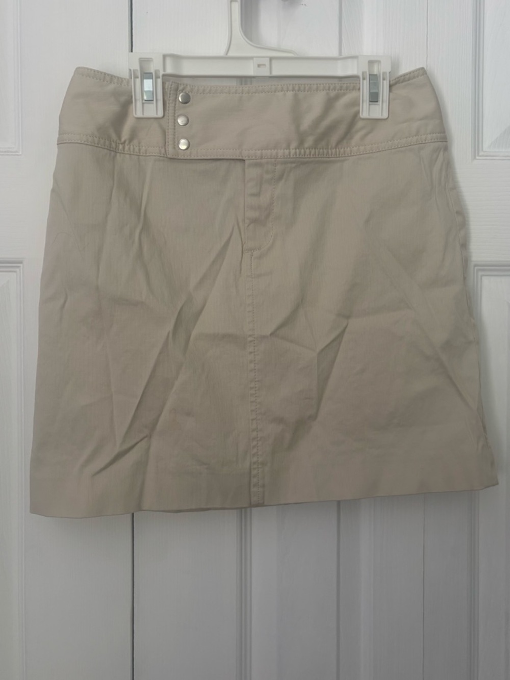 Banana Republic Beige Mini Skirt